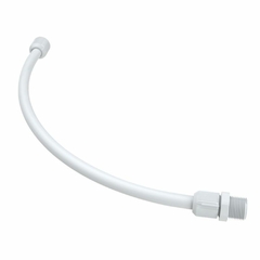 Engate Flexivel Plastico Branco CAIXA/20