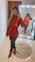 Vestido anay couro ecológico! - Madame Chic