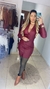 Imagem do Vestido Cibely Couro Ecológico