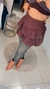 Saia Polly babado linho! - loja online