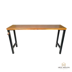 Aparador de Madeira Cumaru com Ferro - comprar online