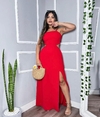 VESTIDO LONGO FENDA