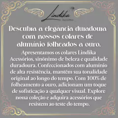 Colar Longo Flor Resinado Olho Grego - loja online