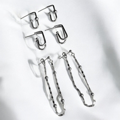 Trio Brincos Charme - Lindika