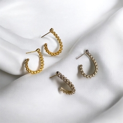 Argola Folheado Gota
