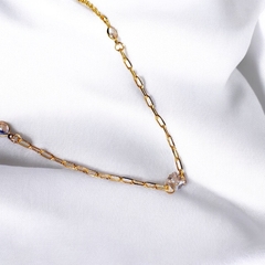 Colar Choker com Pedra Zircônia