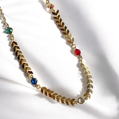 Colar Choker Rabo de Sereia Tifany Color na internet