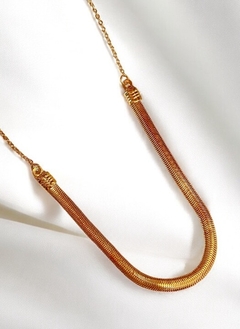 Colar Choker Malha na internet