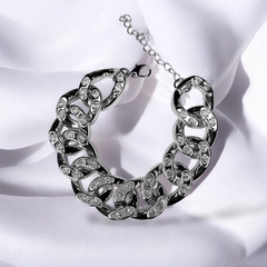 Pulseira Elos M c/ Strass Abs na internet