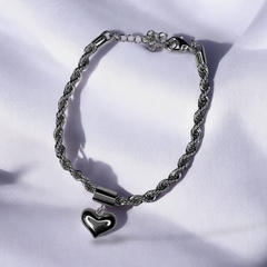 Pulseira Cordão Bahiano Coração - Lindika