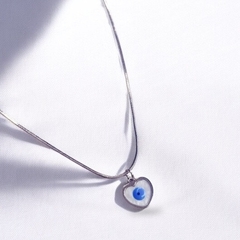 Colar Choker Madri Pérola Olho Grego