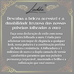 Pulseira Malha Folheado a Ouro 18k na internet