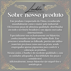 Presilha Pérola Retangular M - Lindika