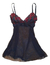 Baby Doll Camisolin Tanga Sexy Talle Grande Negro Y Rubi