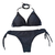 Bikini Triagulo Brillante Con Detalles Rosas Sexy Y Vedetina