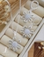 Conjunto flor cravejado ( dourado / prata ) - comprar online