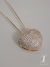 Colar coração cravejado (Dourado / Prata) - comprar online