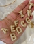 Colar Folheado letra cravejada