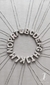 Colar Folheado letra cravejada - comprar online