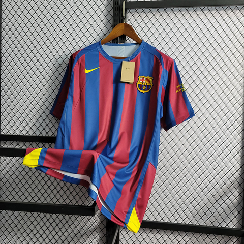 Camisa Barcelona 2006 Versão Retrô/Masculino
