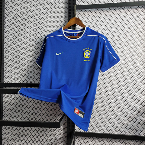 Camisa Brasil 1998 Versão Retrô/Masculina