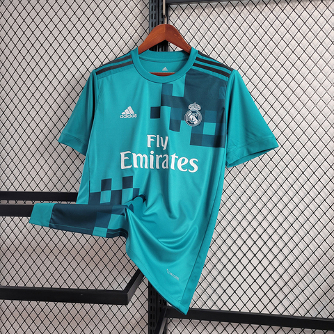 Camisa Real Madrid Treino 2017/18 Versão Retrô/Masculina