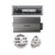 Kit de estéreo con Bluetooth KMR-M332BT | Amplificador KAC-M3004 | más Par de bocinas KFC-1653MRB o KFC-1653MRW - comprar en línea