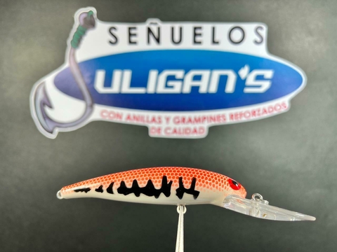 Señuelo Jerkbait JULIGAN'S 2.4 Naranja atigrado