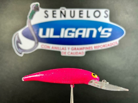 Señuelo Jerkbait JULIGAN'S 2.4 Rosa escarchado
