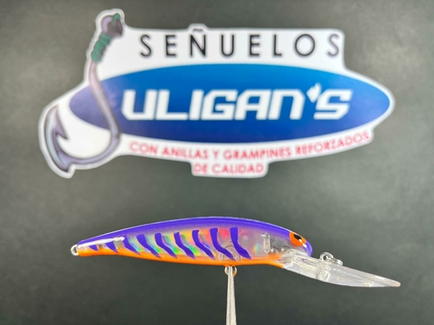 Señuelo Jerkbait JULIGAN'S 2.4 Violeta naranja