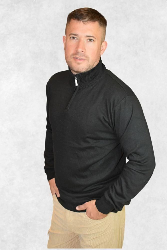 SWEATERS FRACTION MEDIO CIERRE IMPOR.