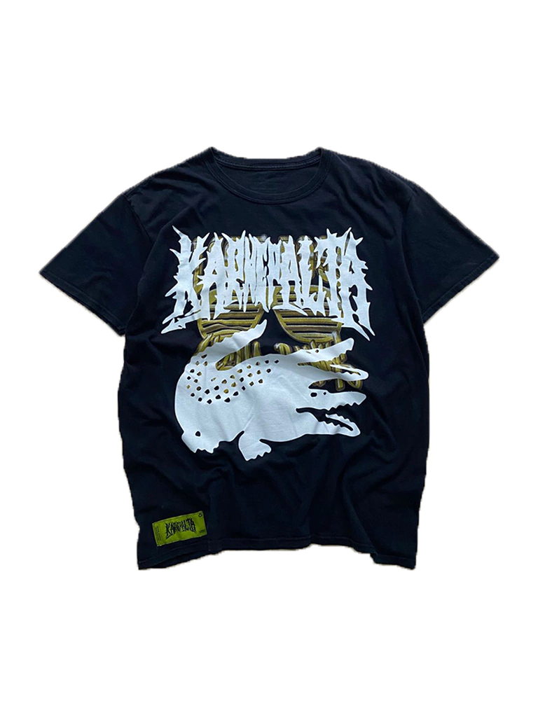 T-shirt Karne Palta Full Logo - Blastover Negra/ talle XL