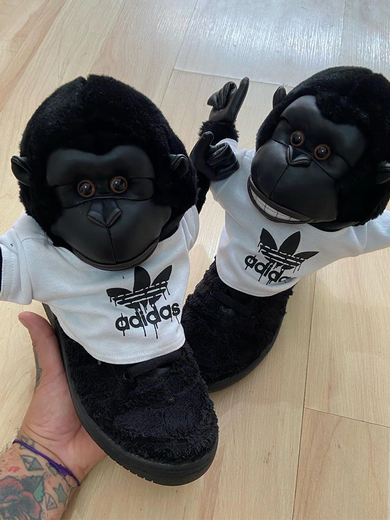 Adidas X Jeremy Scott Gorilla - Talle 7.5us - 25.5 cm
