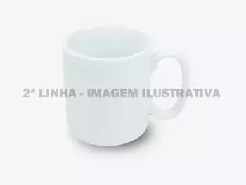 Caneca 300ml Chocolate Porcelana - 2° LINHA