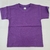 Remera lisa manga corta algodon Violeta