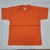 Remera lisa manga corta algodon Naranja