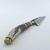 Cuchillo P1 Campero 11 cm Acero Negro Anillado Tuerca - tienda online