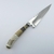Cuchillo Campero 14 cm Acero Negro Anillado Tuerca