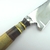Cuchillo Campero 14 cm Acero Negro Anillado Tuerca
