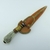 Cuchillo Campero 16 cm Acero Negro Anillado Tuerca - Gaucho Vibes