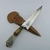 Cuchillo Campero 16 cm Acero Negro Anillado Tuerca en internet