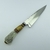 Cuchillo Campero 16 cm Acero Negro Anillado Tuerca