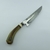 Cuchillo Campero 17 cm Acero Negro Guampa de Vaca