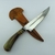 Cuchillo Campero 18 cm Acero Negro Guampa de Vaca