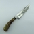 Cuchillo Campero 18 cm Acero Negro Guampa de Vaca