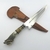 Cuchillo Campero Especial 18 cm Acero Negro Roseta de Ciervo