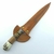 Cuchillo Caronero 27 cm Acero Negro Anillado Tuerca Ciervo - comprar online