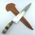 Cuchillo Caronero 30 cm Acero Negro Anillado Tuerca Ciervo - comprar online