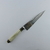 Cuchillo Campero 16 cm Acero Negro Canilla de Ciervo