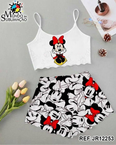 Pijama Doll ondinha minnie